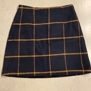 Plaid Mini Skirt